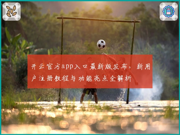 开云官方app入口最新版发布，新用户注册教程与功能亮点全解析