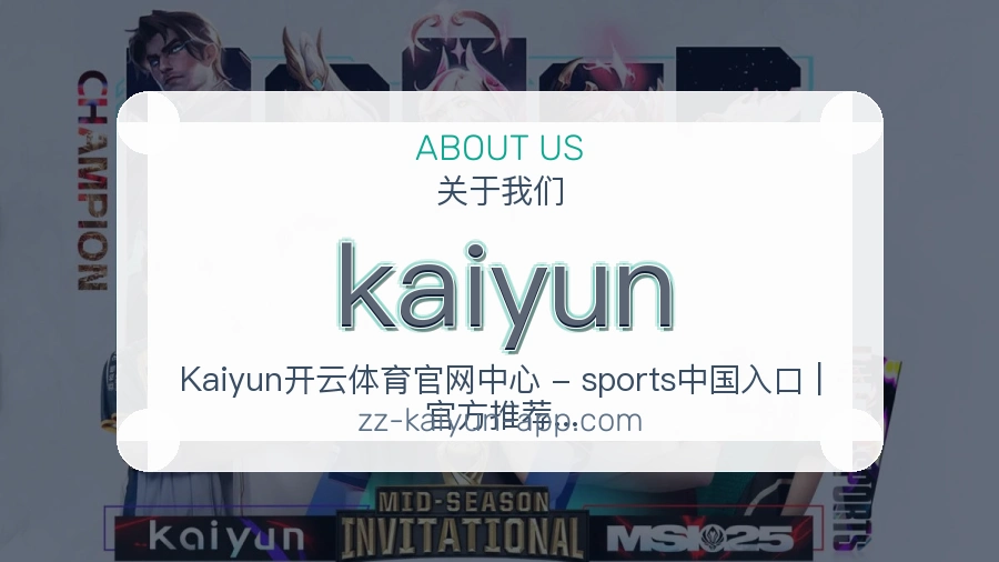 kaiyun综合体育服务